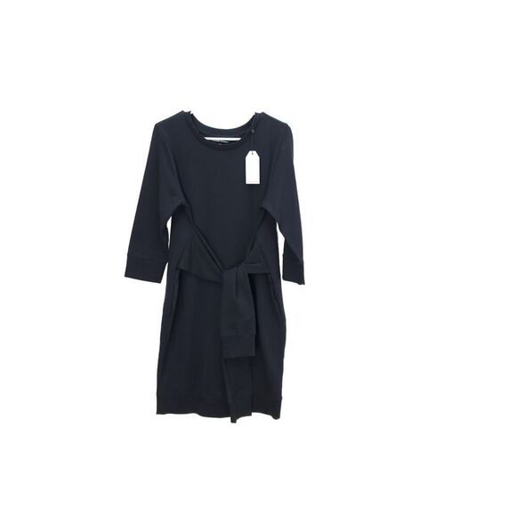 NWT UNIVERSAL STANDARD Classic Light Terry Cloth Tie Sweatshirt Dress - Picture 3 of 15